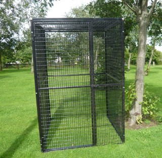 metal aviary cage 4ft x 4ft x 6ft high